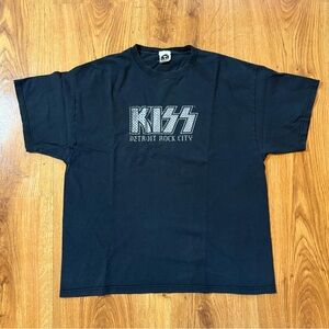 Kiss Black Short Sleeve Tee